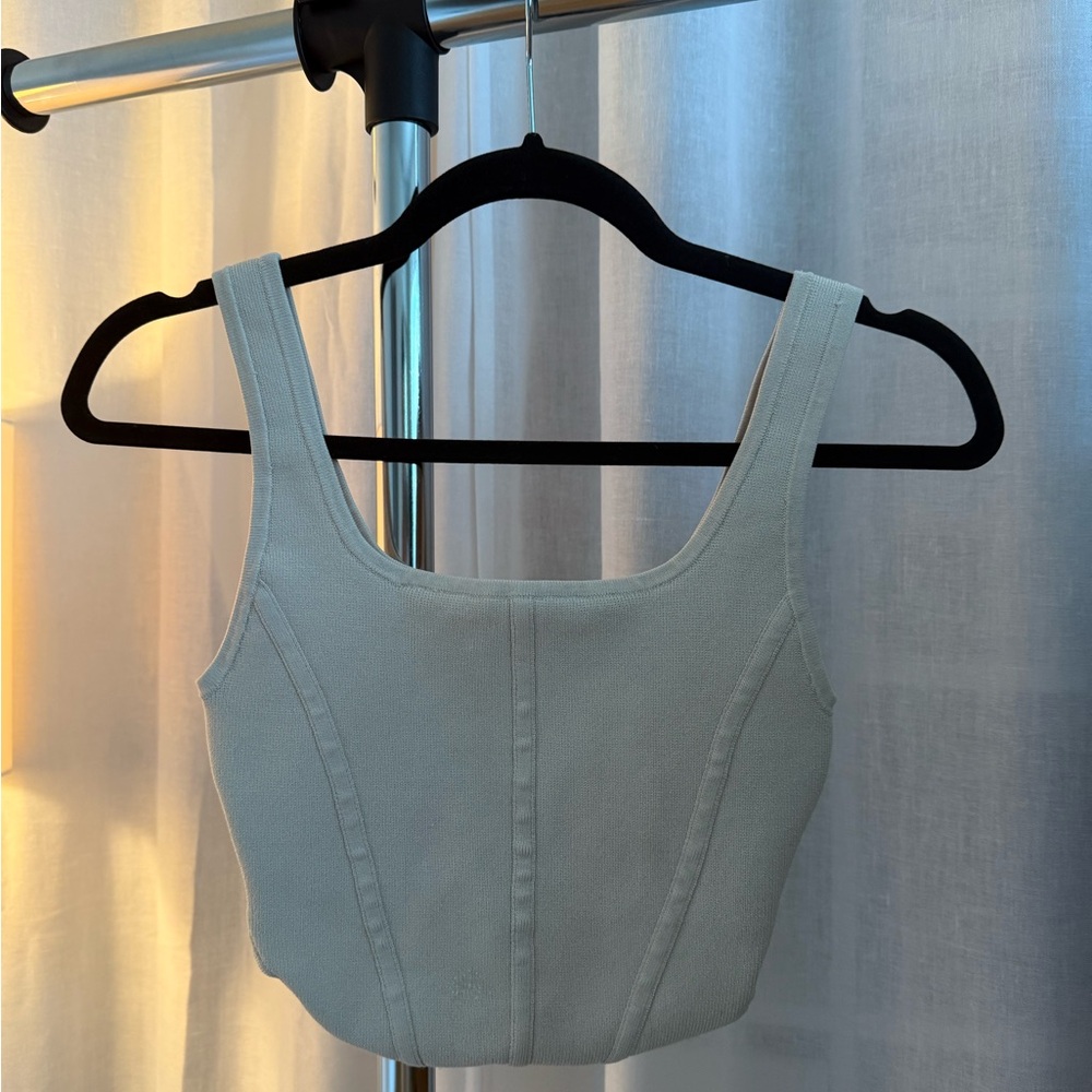 Aritzia Babaton Sculpt Knit Bustier Top